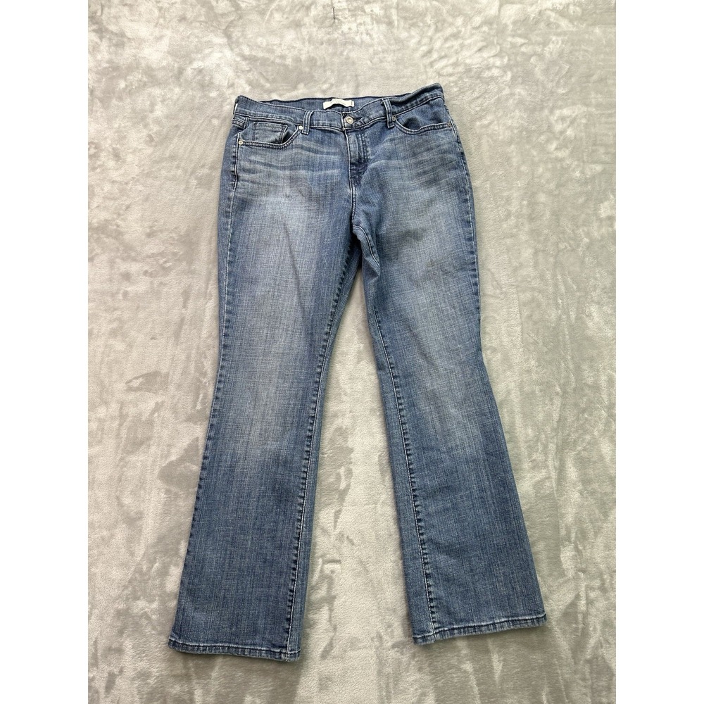 Levis 515 Jeans Y2K Bootcut Mid Rise Women Sz 12M Blue Western Cowgirl Boho Bell